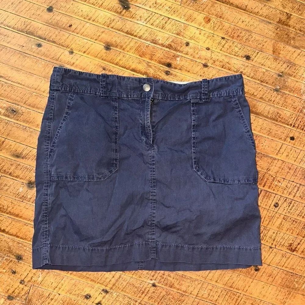 Ann Taylor Loft relaxed Y2K cargo size 8 mini skirt